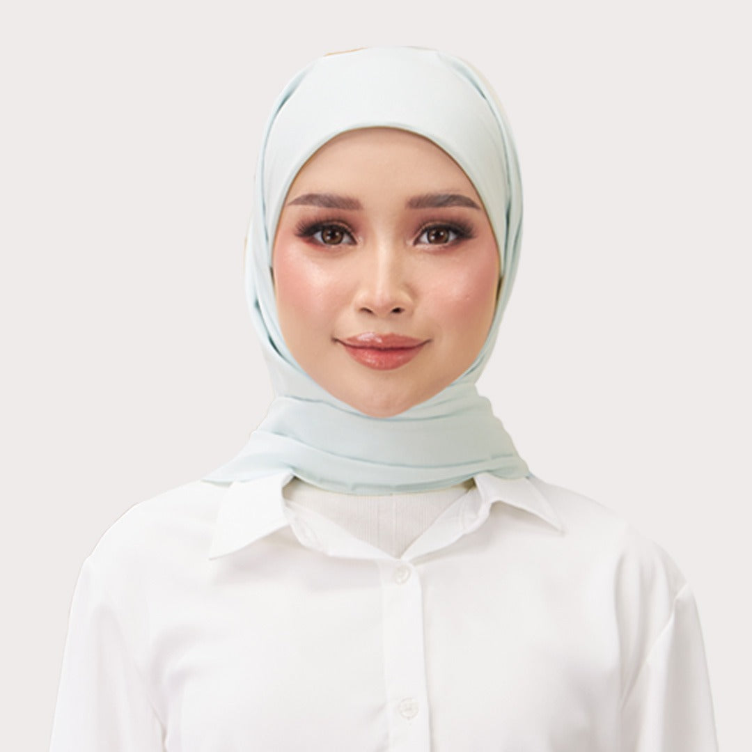 Everyday Comfort In Premium Cotton Voile- Light Cyan
