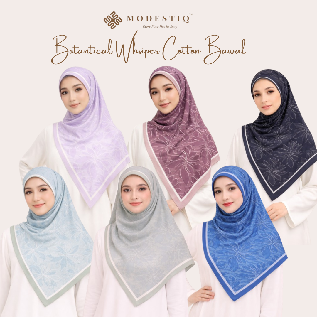 Botanical Whisper Premium Cotton Bawal