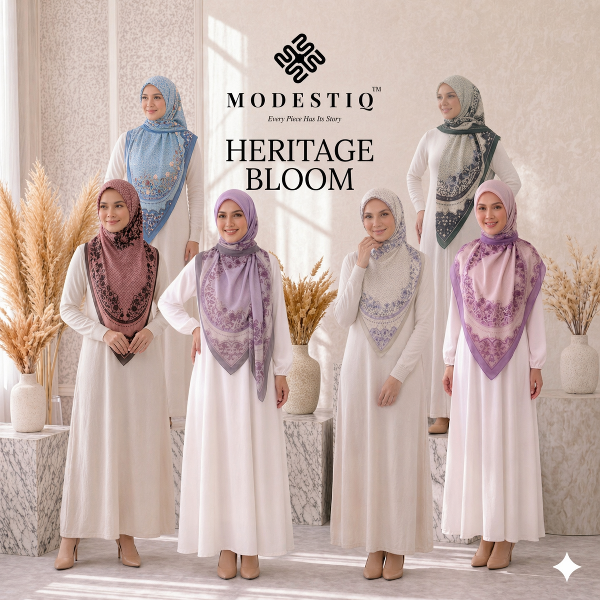 Heritage Bloom Premium Cotton Voile Bawal