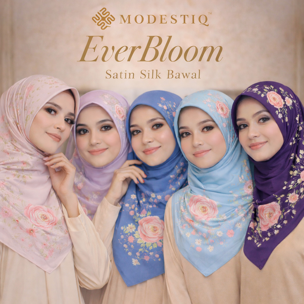 EverBloom Satin Silk Bawal