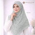 Quiet Blossom Premium Cotton Bawal IN Grey Sage