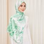 Watercolor Bloom - Jade Green