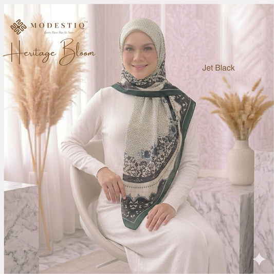 Heritage Bloom IN Jet Black