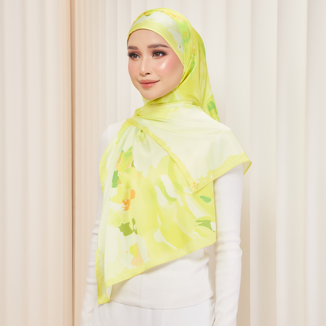 Watercolor Bloom - Lemon Yellow