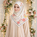 Reverie Satin Silk Bawal IN Beige