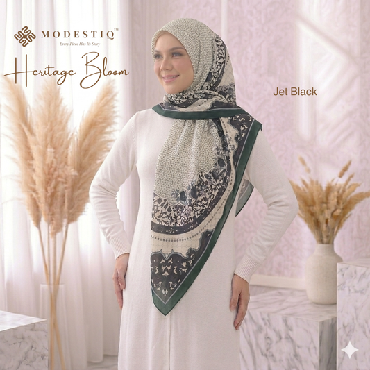 Heritage Bloom IN Jet Black