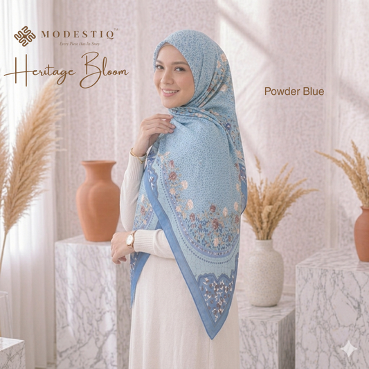 Heritage Bloom IN Powder Blue