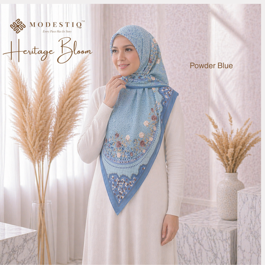 Heritage Bloom IN Powder Blue