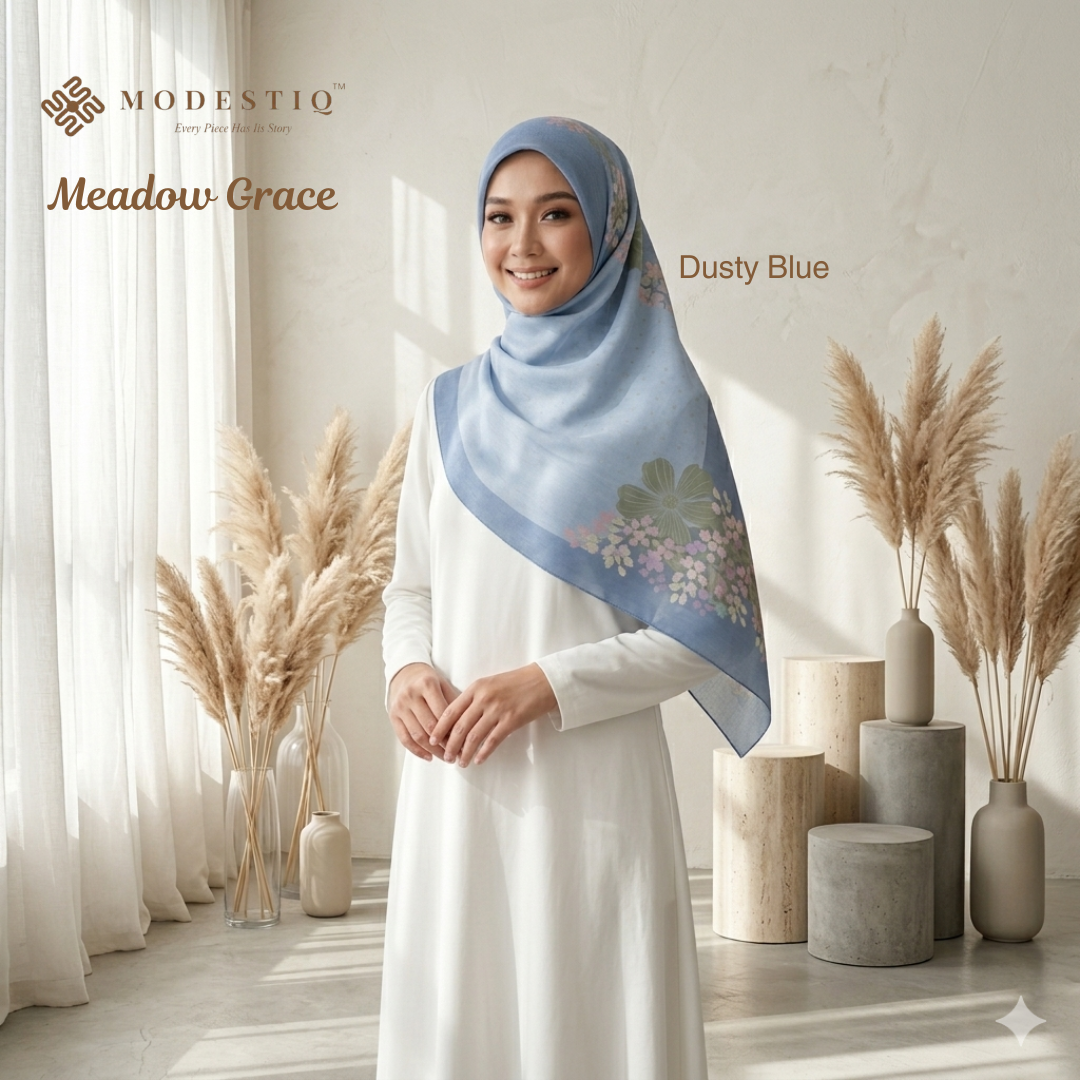 Meadow Grace IN Soft Dusty Blue