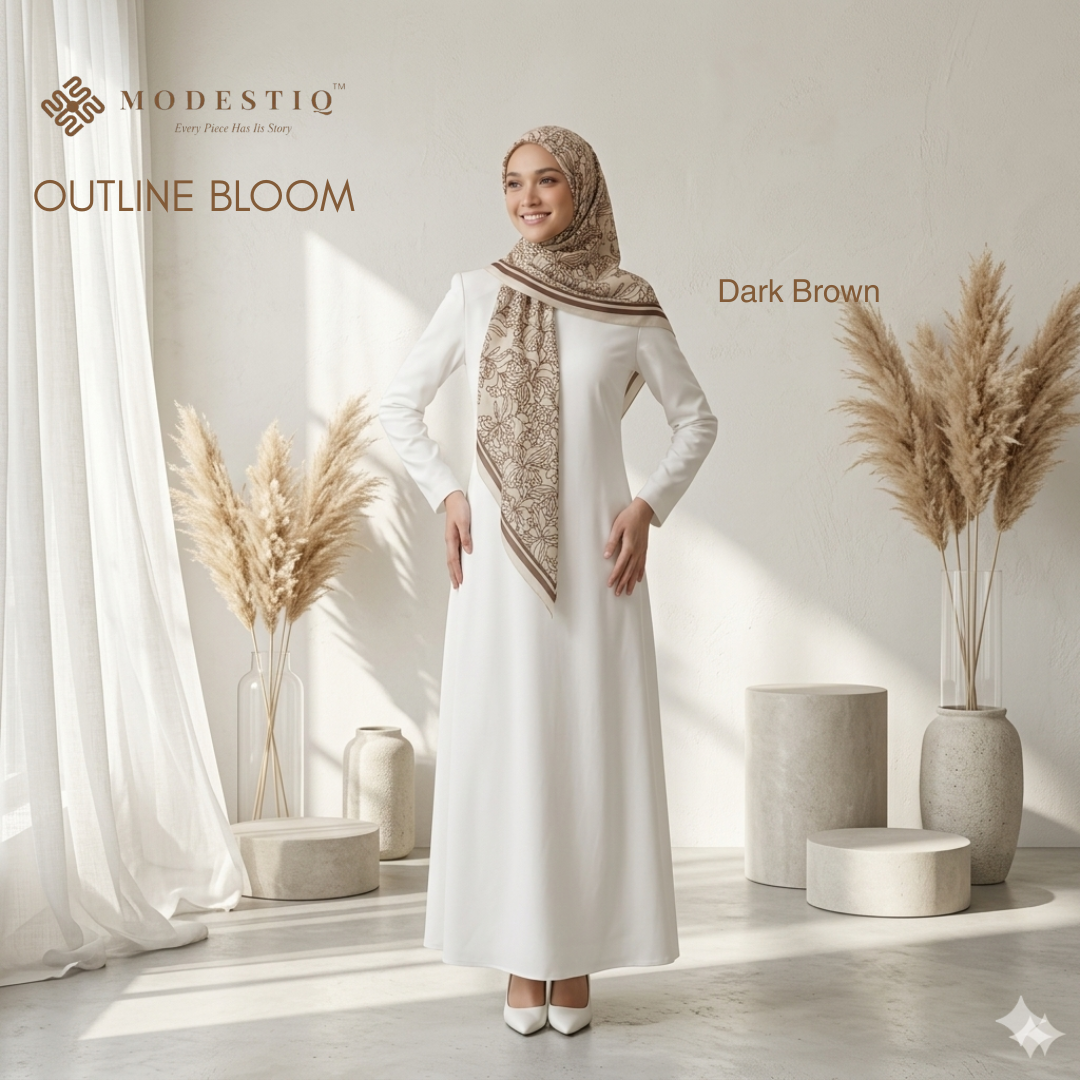 Outline Bloom IN Deep Brown