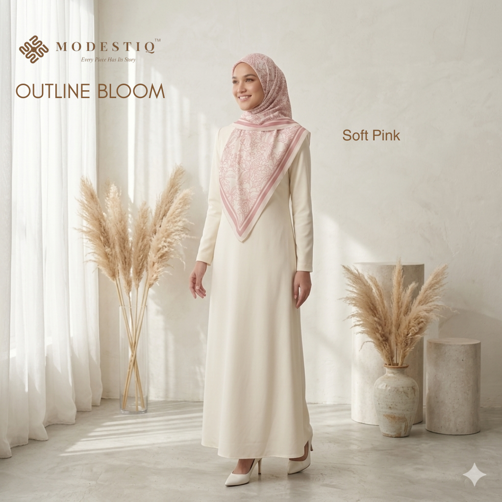 Outline Bloom IN Soft Pink