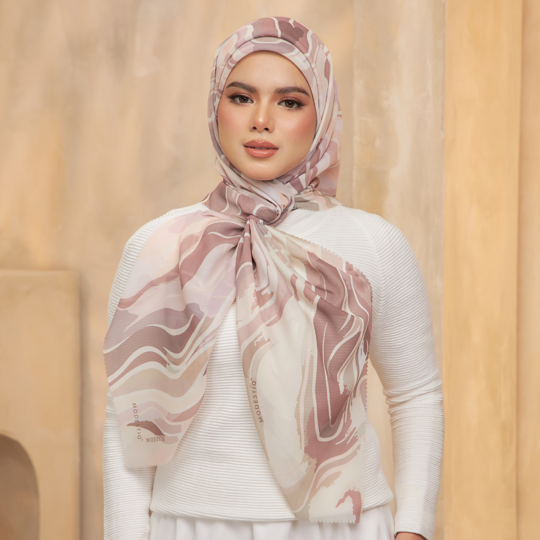 Marbella Premium Cotton Voile Bawal Coffee