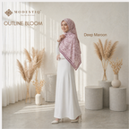 Outline Bloom IN Deep Maroon