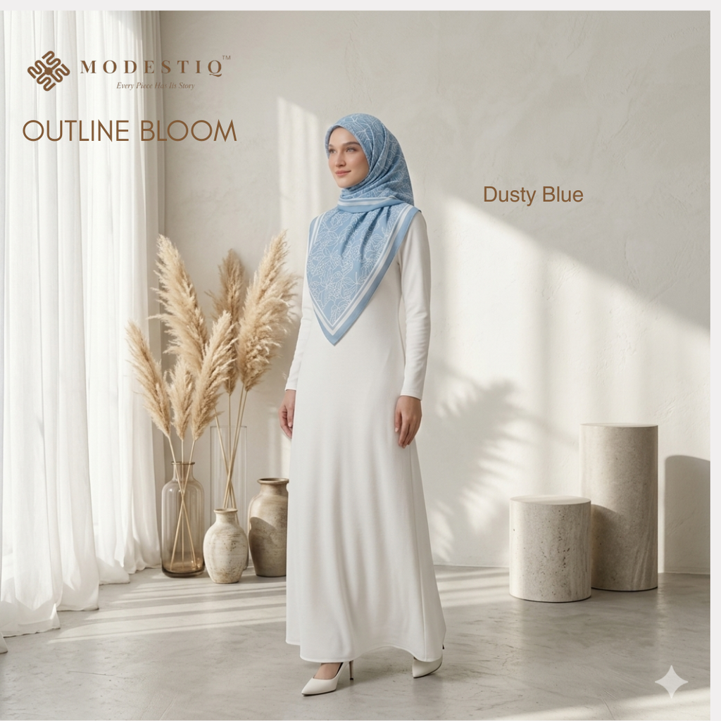 Outline Bloom IN Dusty Blue