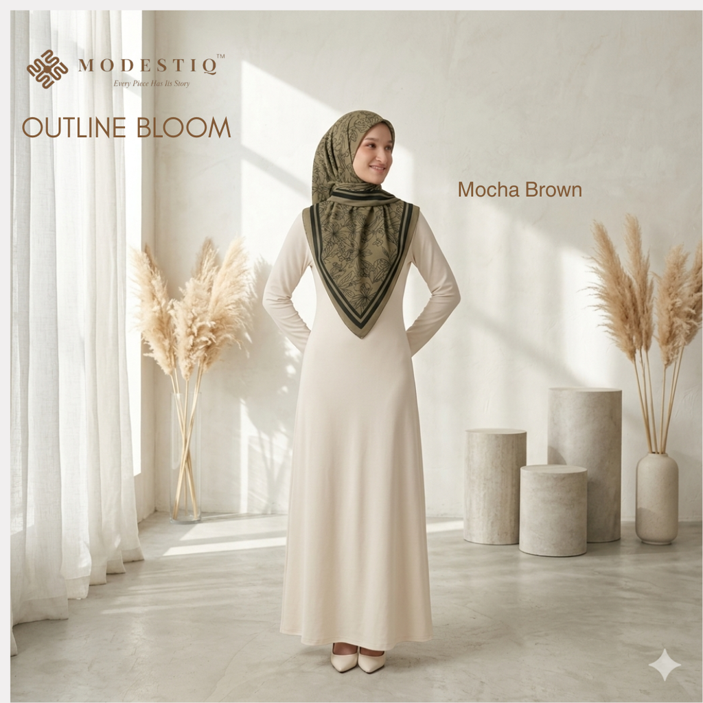 Outline Bloom IN Mocha Brown