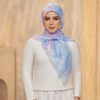 Marbella Premium Cotton Voile Teapot Blue