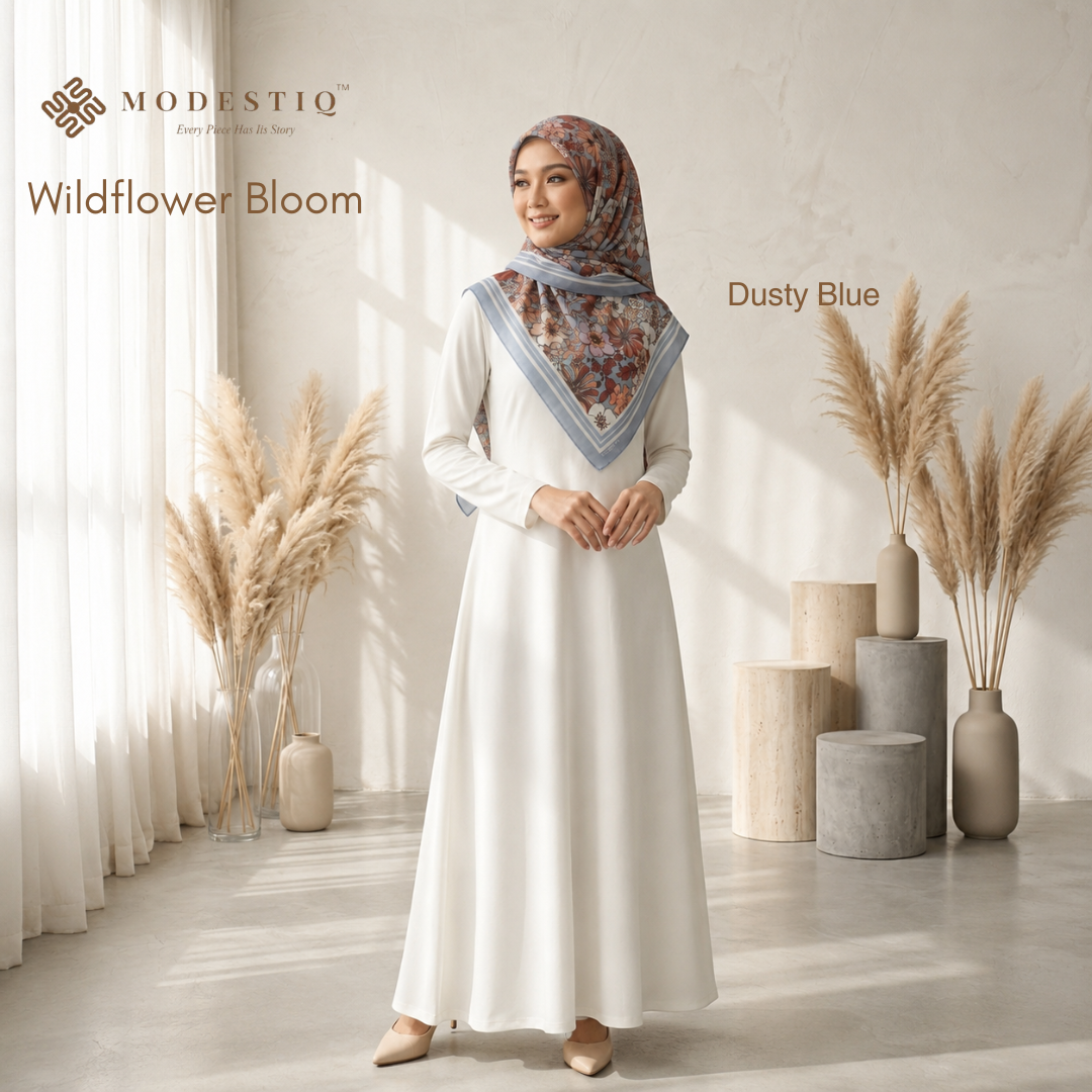 Wildflower Bloom IN Dusty Blue
