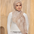 Floral Serenade Premium Cotton Voile - Firewood