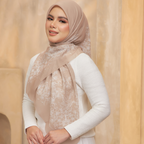 Floral Serenade Premium Cotton Voile - Firewood