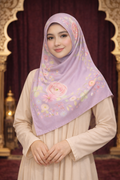 EverBloom Satin Silk IN Lilac Bloom