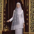Premium Embroidered Organza Shawl