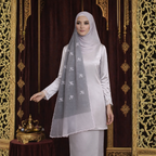 Premium Embroidered Organza Shawl