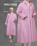 Roselle Scented Shirt Dress in Bubblegum