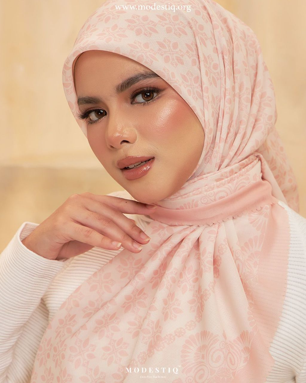 Lush Reverie Premium Cotton Voile in Soft Pink