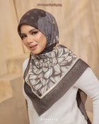 Modestiq Secret Garden Printed Premium Cotton Voile in Jet Black